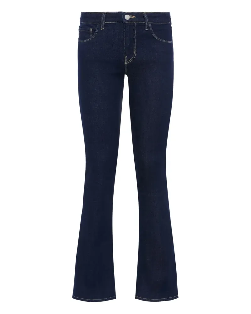 L'Agence Tief sitzende Cara Bootcut-Jeans - Blau Blau