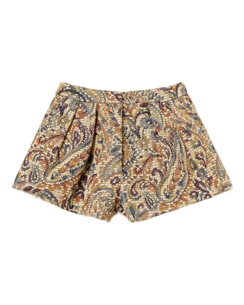 Twin-Set Shorts aus Paisley-Jacquard - Nude Nude