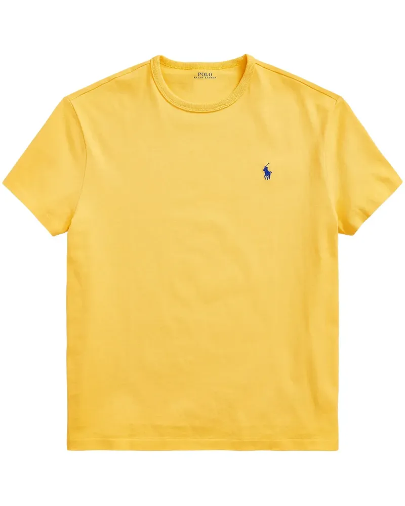 Ralph Lauren T-Shirt mit Polo Pony - Gelb Gelb