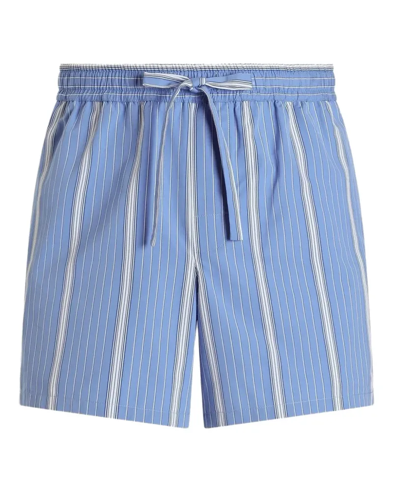 Dolce & Gabbana Gestreifte Shorts mit Taschen - Blau Blau