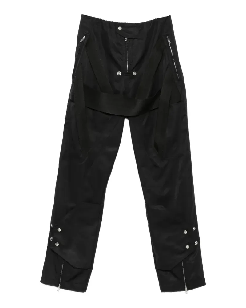 Rick Owens Megastrapped Motopants Hose - Schwarz Schwarz