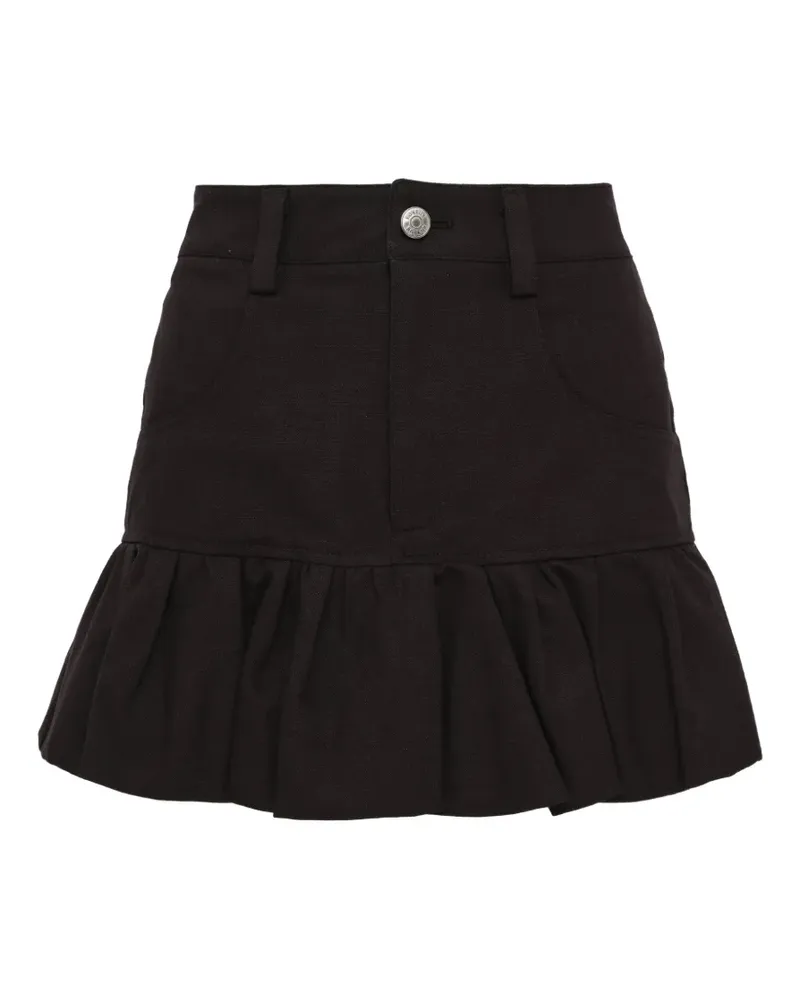 BONBOM bubble mini skirt - Schwarz Schwarz