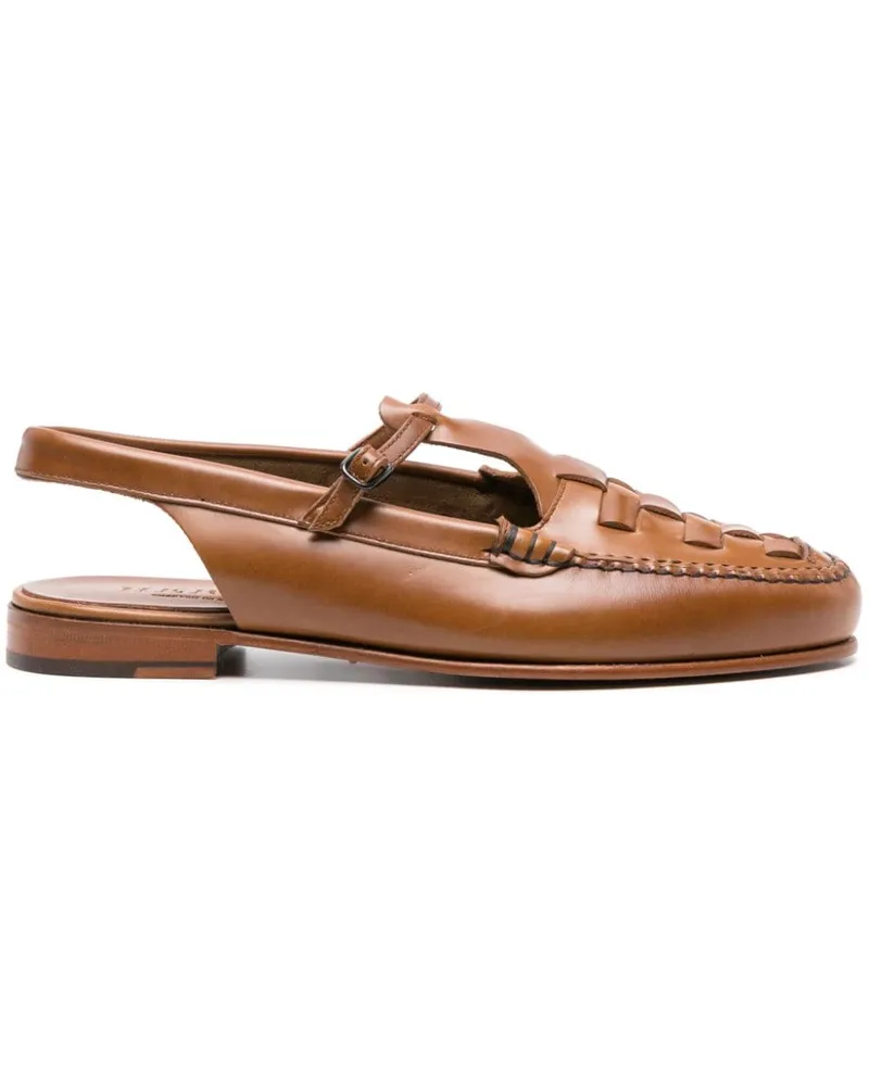 HEREU Caleta Slingback-Loafer Brown