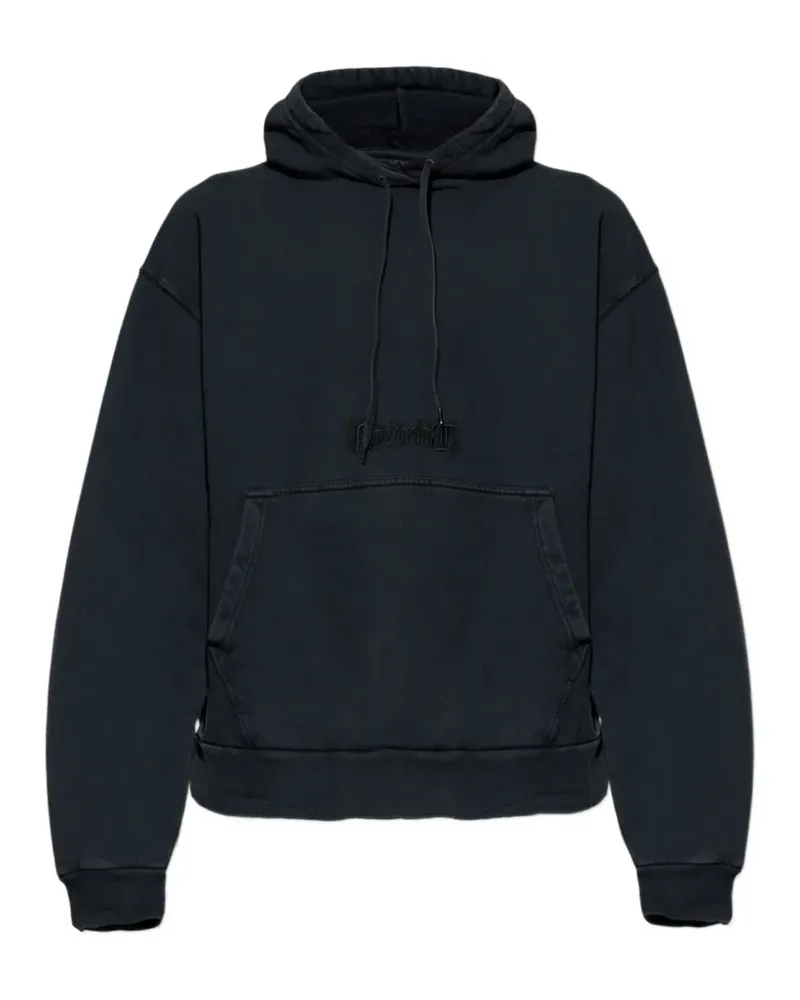 Balenciaga Hoodie mit Logo-Stickerei - Schwarz Schwarz