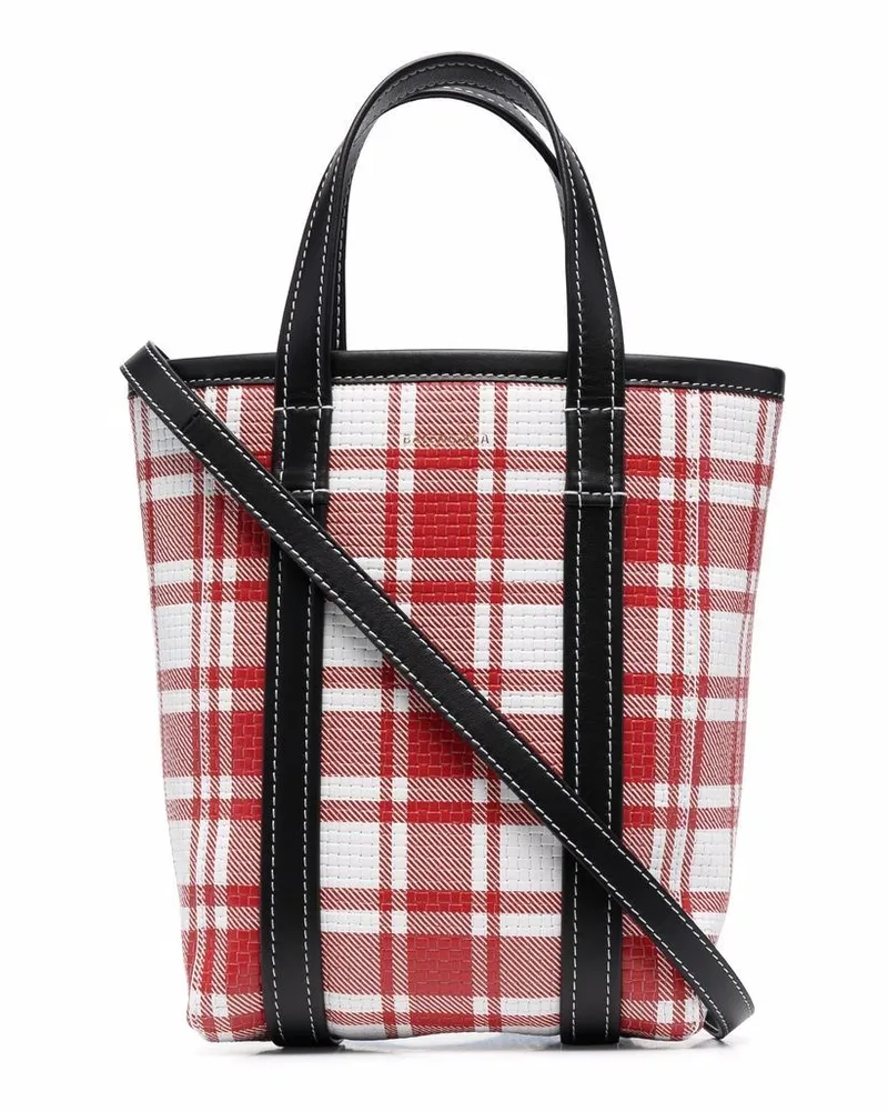 Balenciaga Kleiner Barbes North-South Shopper - Rot Rot
