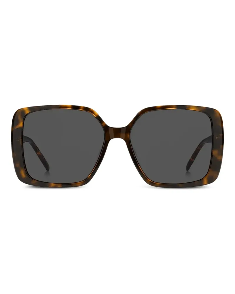 HUGO BOSS Double B Sonnenbrille mit Monogramm - Braun Braun