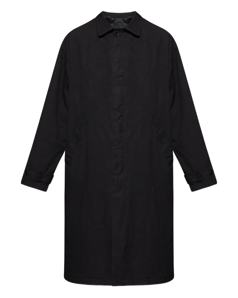 Comme des Garçons buttoned coat - Schwarz Schwarz