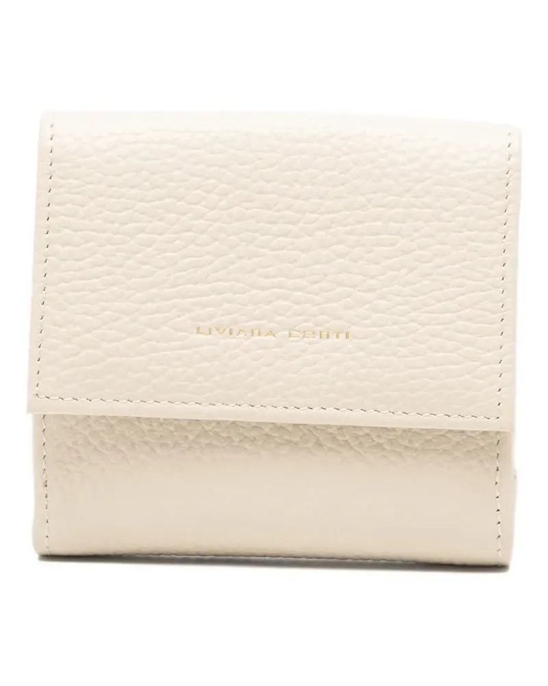 Liviana Conti textured wallet - Nude Nude