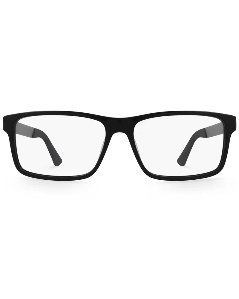 Gucci Brille mit eckigem Gestell - Schwarz Schwarz