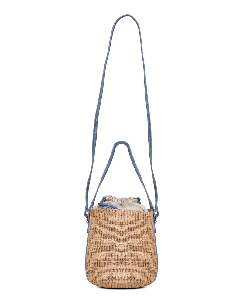 Chloé small Woody bucket bag - Nude Nude