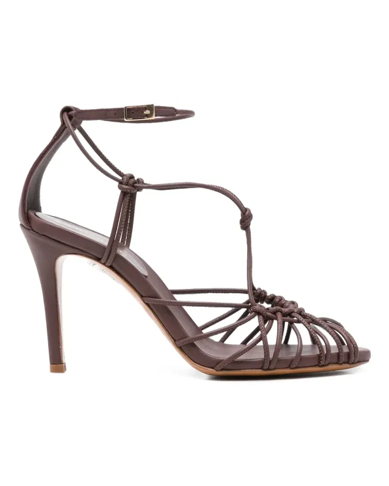 forte_forte Sandalen mit Knotendetail - Braun Braun