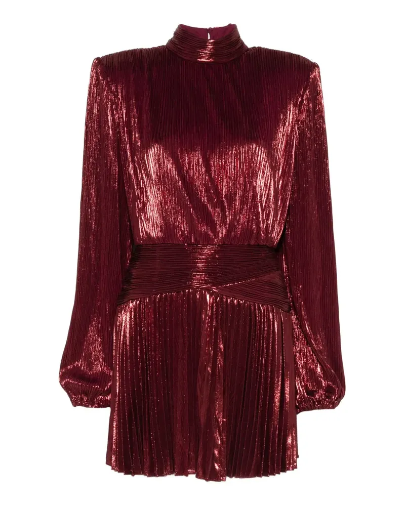 Retrofête Freja shoulder-pad mini dress - Rot Rot