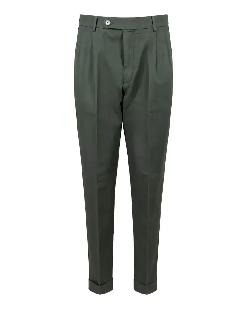 GTA pleated turn-up trousers - Grün Grün