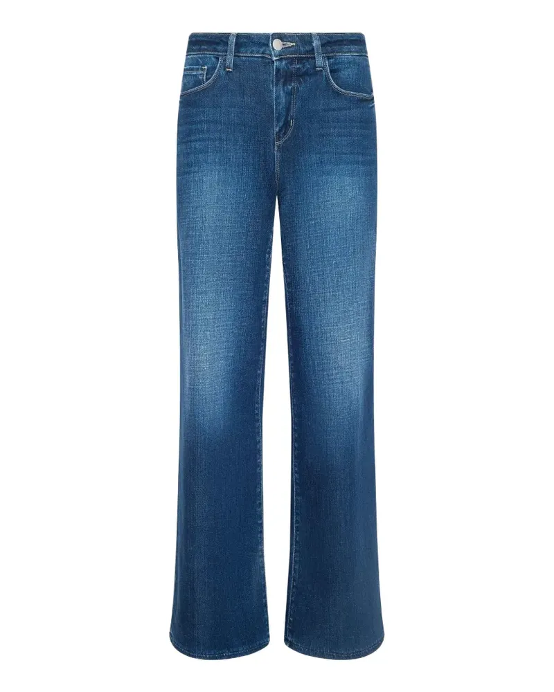 L'Agence Alicent Wide-Leg-Jeans - Blau Blau