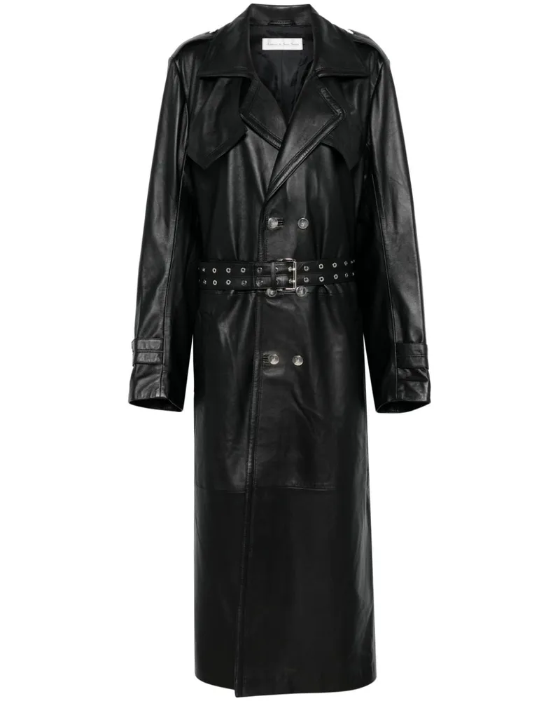 Ludovic de Saint Sernin Amanda Trenchcoat - Schwarz Schwarz