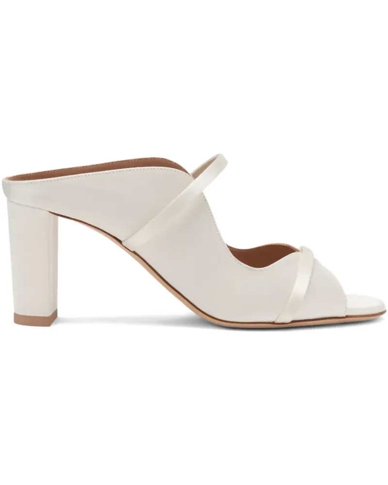 Malone Souliers Norah Sandalen aus Satin - Weiß Weiß