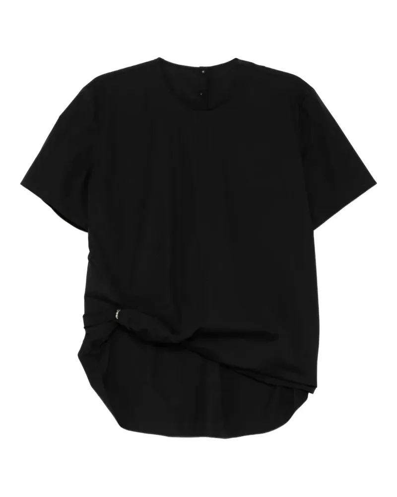 JNBY Bluse mit plissiertem Saum - Schwarz Schwarz