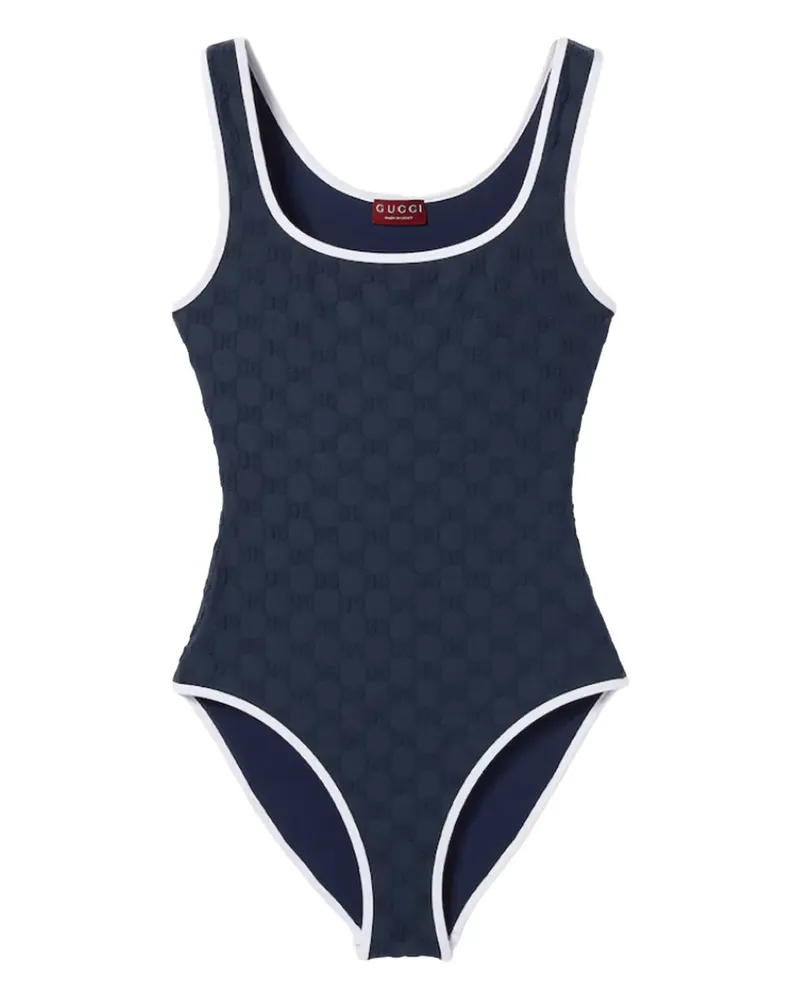 Gucci GG terrycloth swimsuit - Blau Blau
