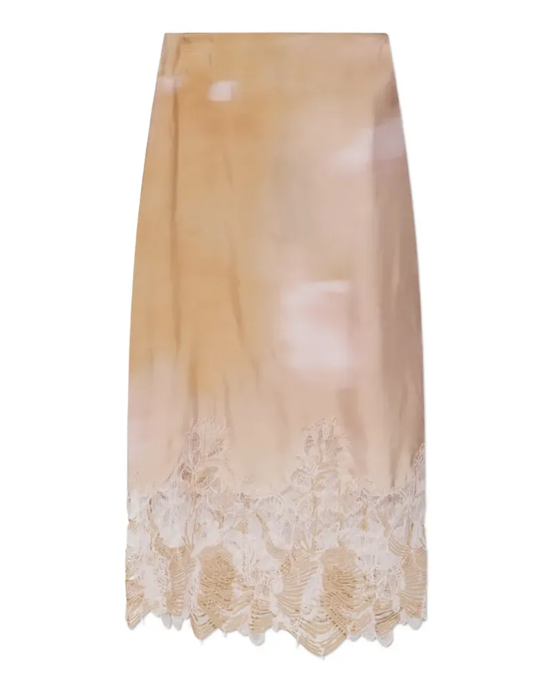 Fabiana Filippi Rock aus Spitze - Nude Nude