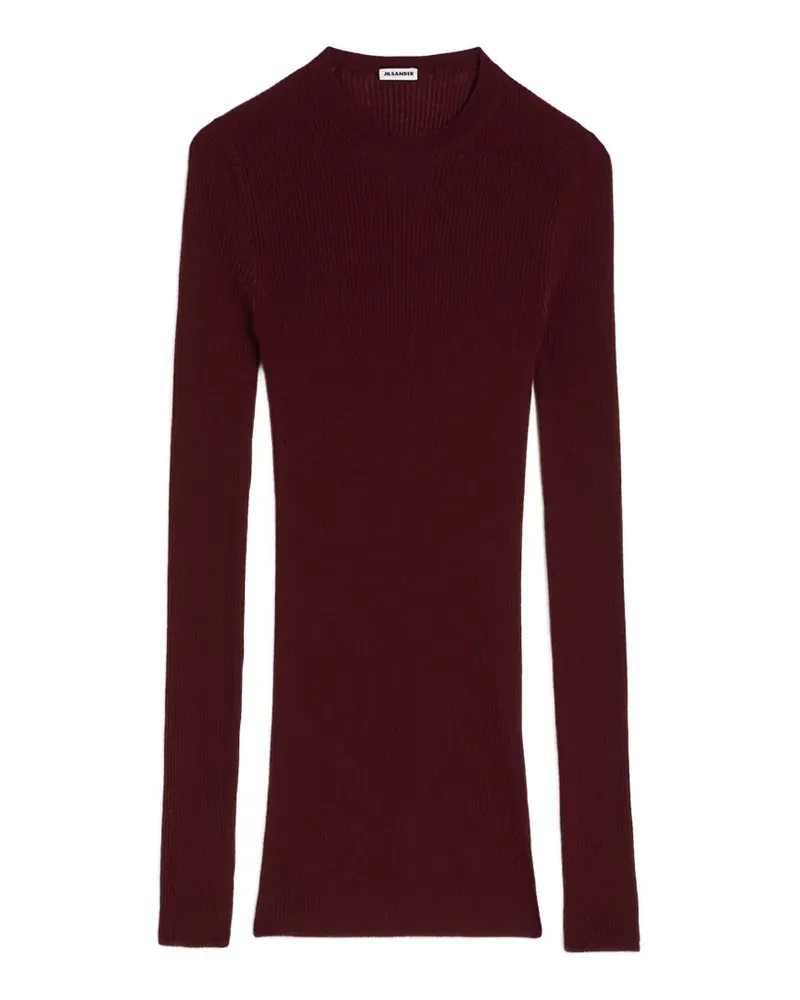 Jil Sander Gerippter Strickpullover - Violett Violett