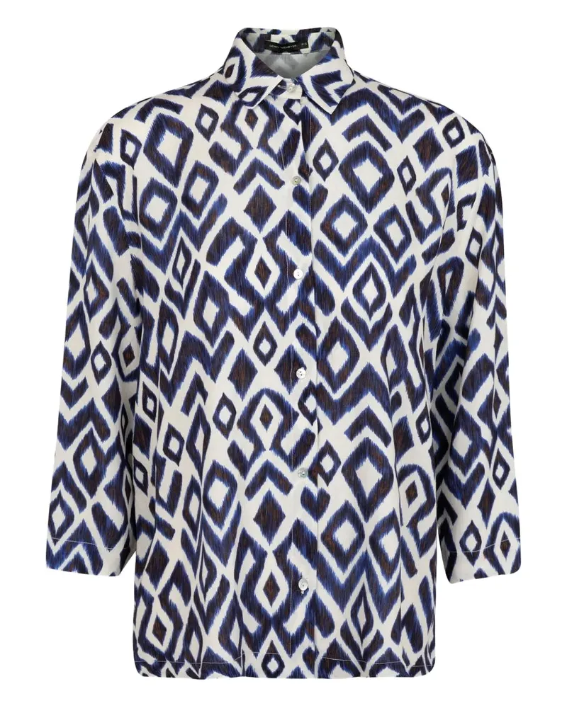 Lenny Niemeyer Hemd mit geometrischem Print - Blau Blau