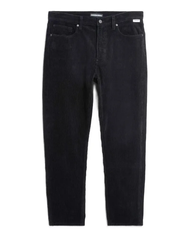 Armedangels Maakx corduroy tapered trousers - Schwarz Schwarz