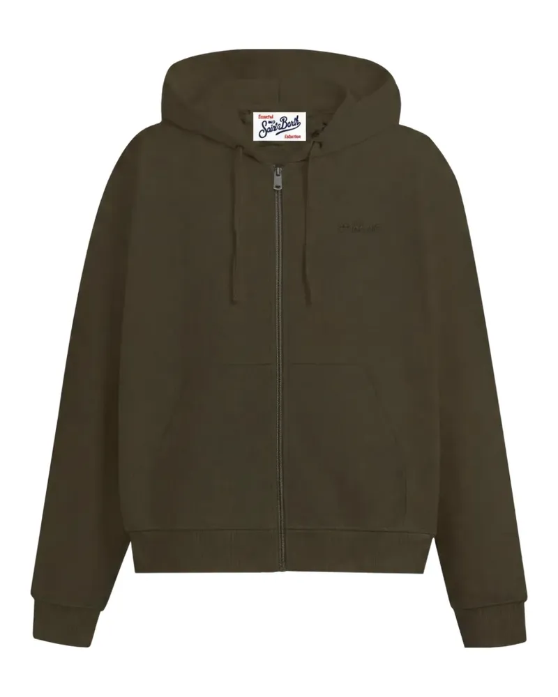 MC2 Saint Barth Kapuzenjacke mit Stickerei - Grün Grün