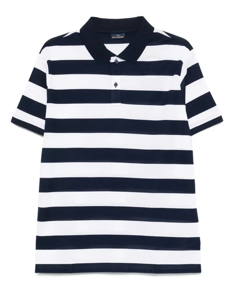 Paul & Shark Gestreiftes Poloshirt - Blau Blau