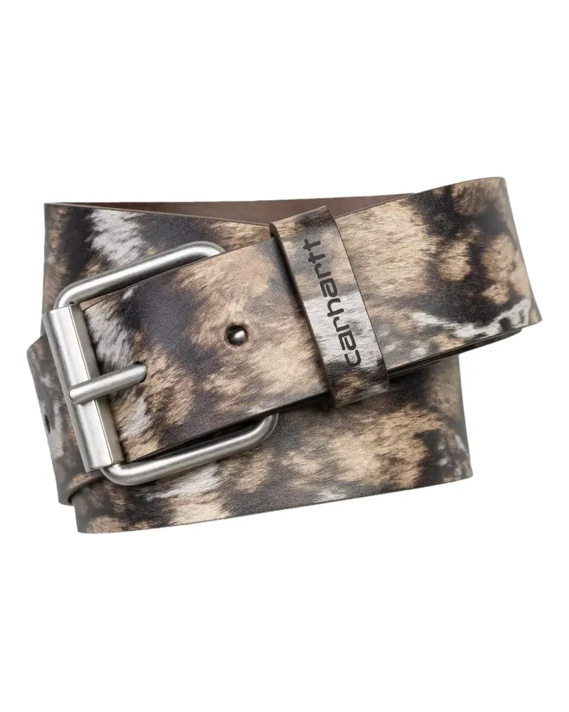 Carhartt WIP Gürtel mit Wild Dog-Muster - Braun Braun