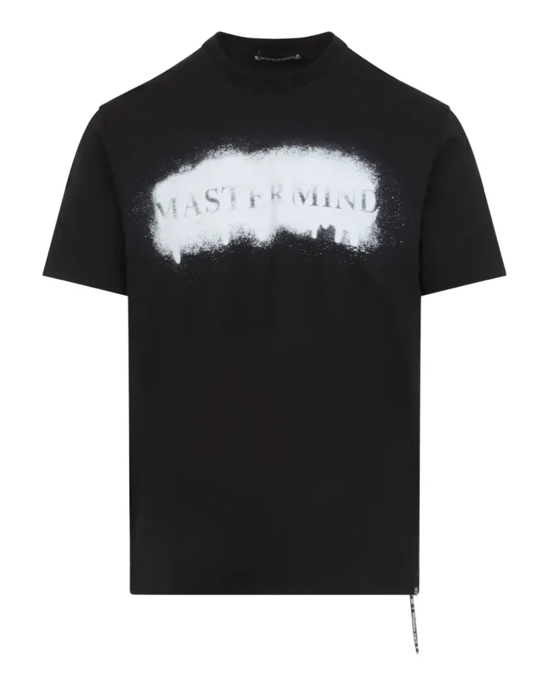Mastermind World T-Shirt mit Logo-Print - Schwarz Schwarz