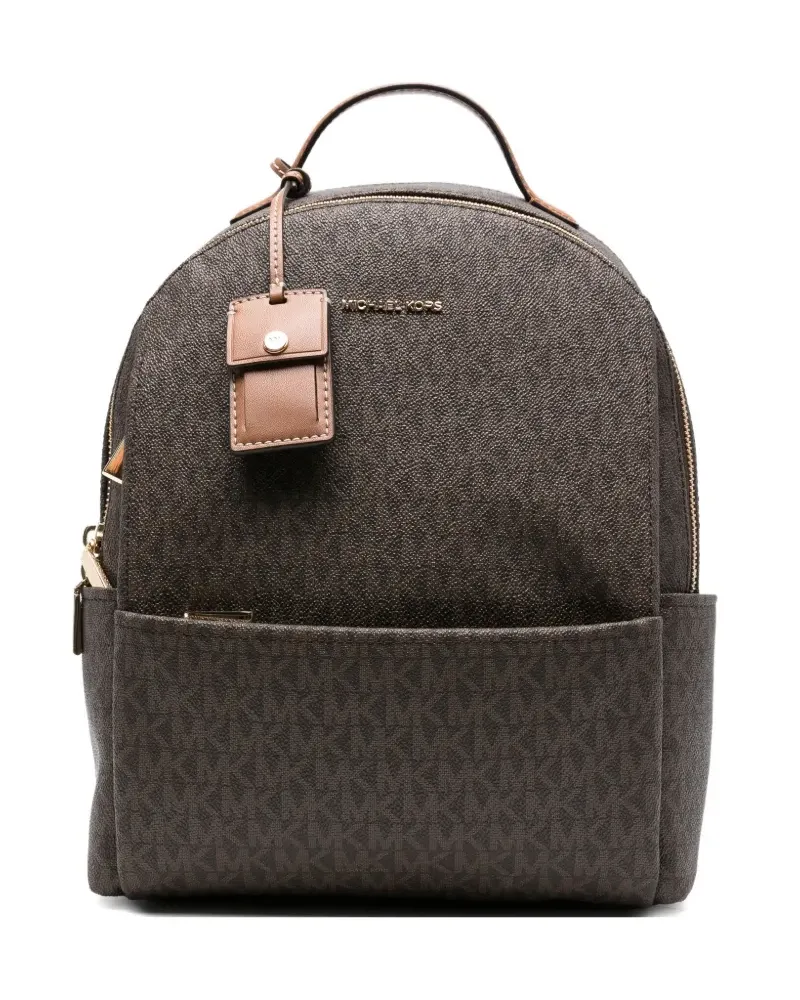 Michael Kors Sable Rucksack mit Monogramm - Braun Braun