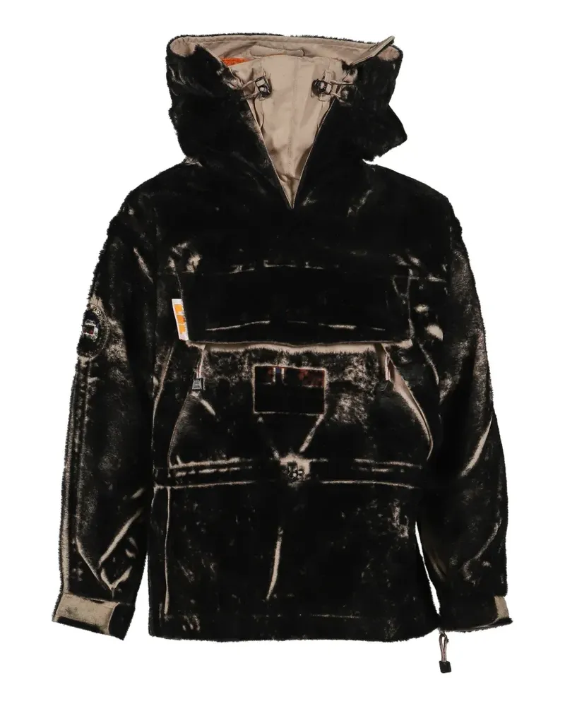 Napapijri x PDF Skidoo Jacke aus Faux Fur - Schwarz Schwarz