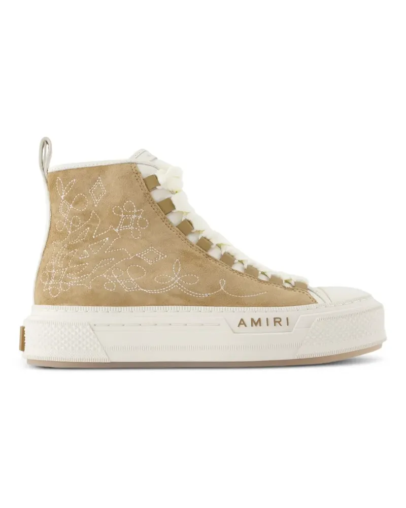 Amiri Western MA Court Sneakers - Nude Nude