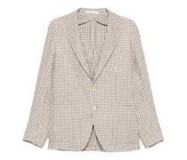 Sakko mit Vichy-Karo - Nude