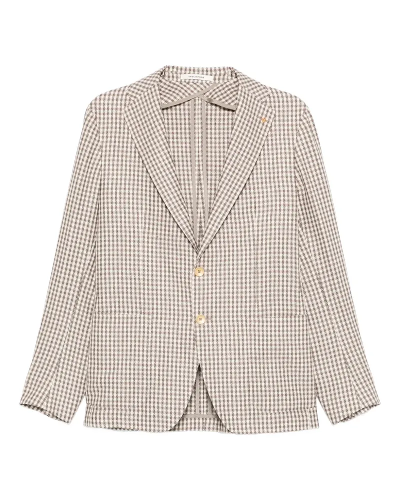 Tagliatore Sakko mit Vichy-Karo - Nude Nude