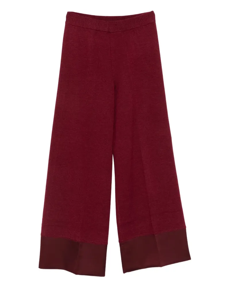 Twin-Set block-panel trousers - Rosa Rosa