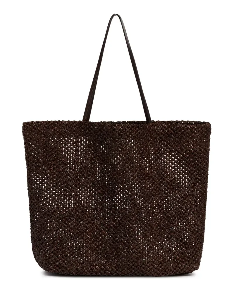 The Row Gewebter Barn Tote Bag - Braun Braun