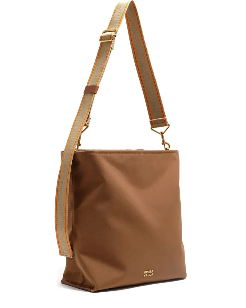 BIMBA Y LOLA Große Carlino Schultertasche - Braun Braun