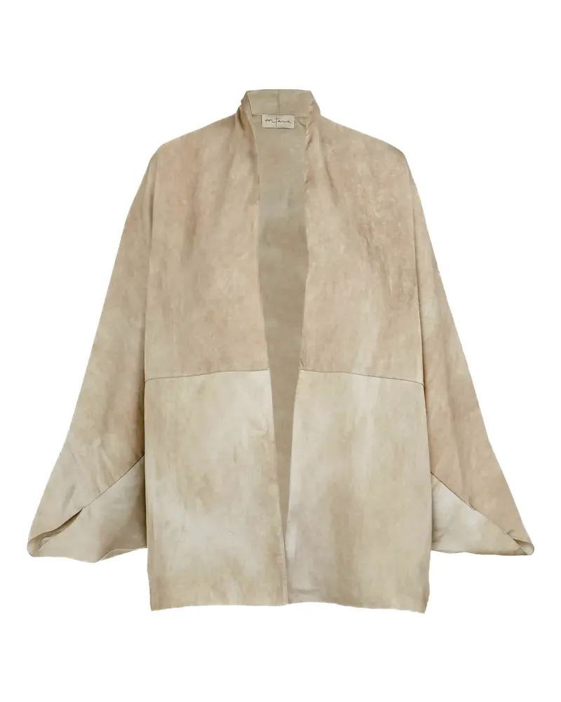 Cortana Opalo open-front jacket - Braun Braun