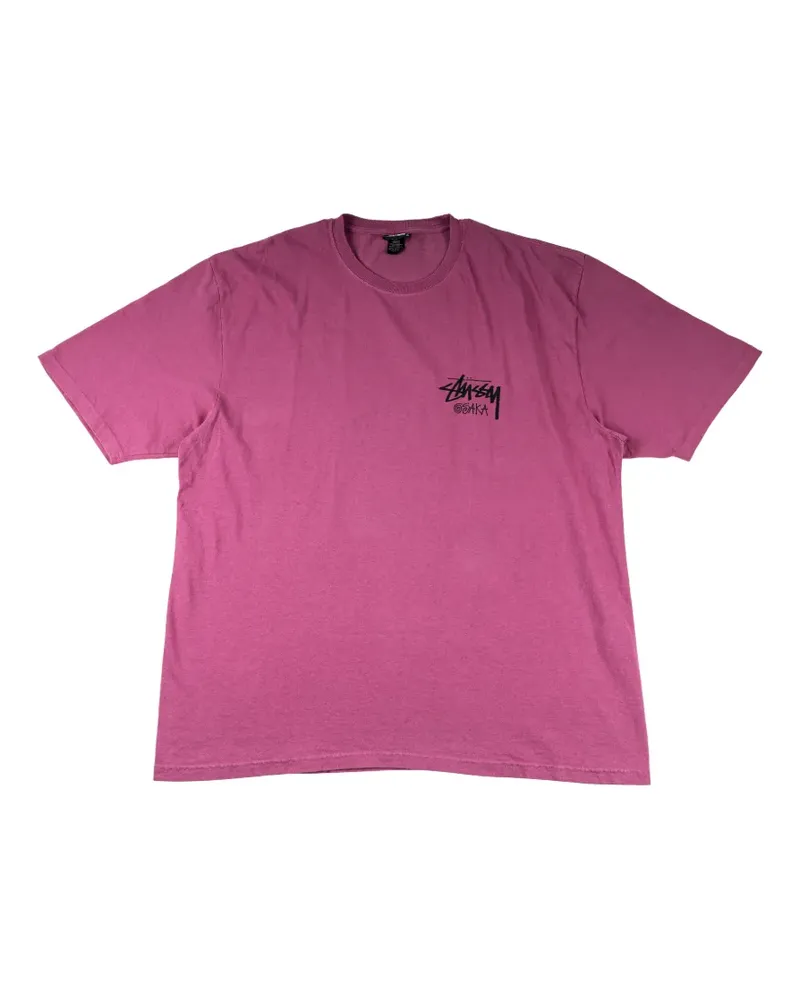 Stüssy Osaka purple T-shirt - Violett Violett