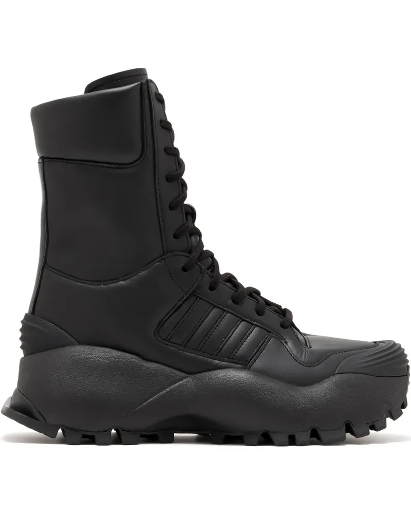 adidas x Willy Chavarria lace-up boots - Schwarz Schwarz