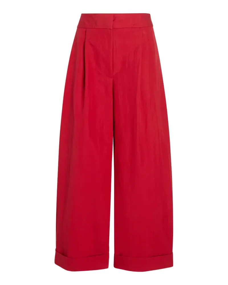 Proenza Schouler Talla pant in washed cotton - Rot Rot