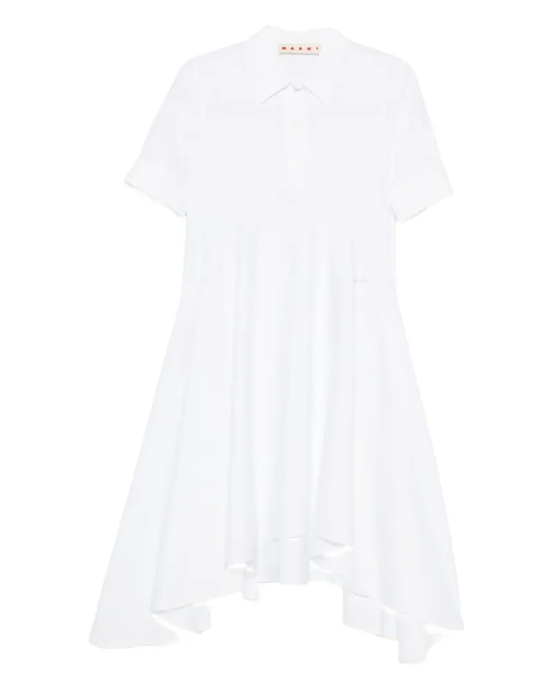 Marni Asymmetrisches Kleid - Weiß Weiß