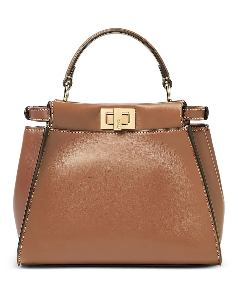 Fendi Peekaboo ISeeU Mini-Tasche - Braun Braun