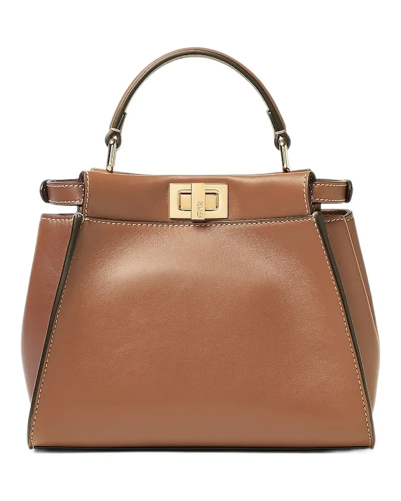 Fendi Peekaboo ISeeU Mini-Tasche - Braun Braun