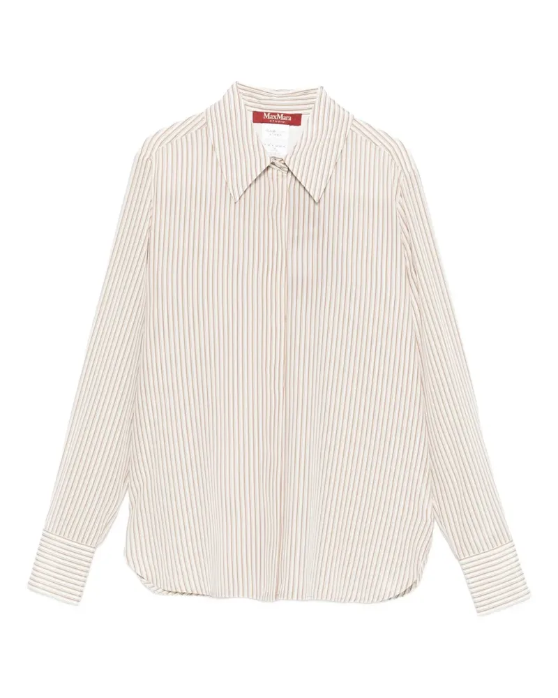 Max Mara Flirt striped shirt - Nude Nude