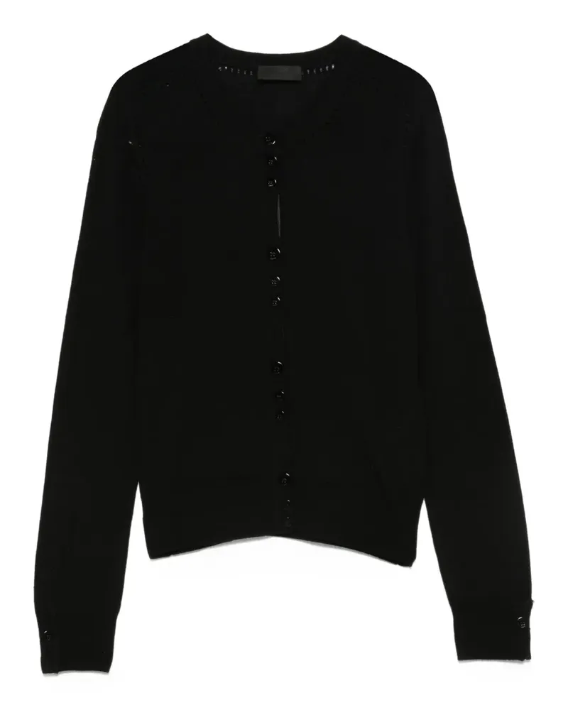 Liu Jo Geknöpfter Cardigan - Schwarz Schwarz