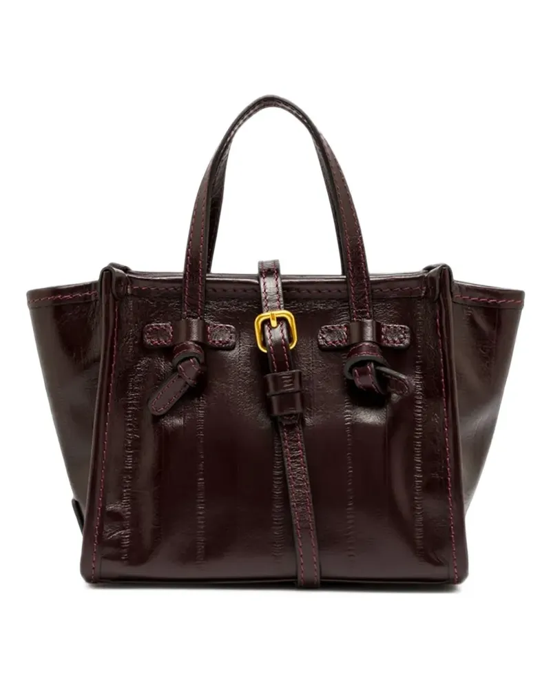 Gianni Chiarini Kleiner Miss Marcella Tote Bag mit Schnalle - Rot Rot