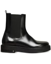 AMI Paris Stiefeletten mit asymmetrischer Kappe Schwarz