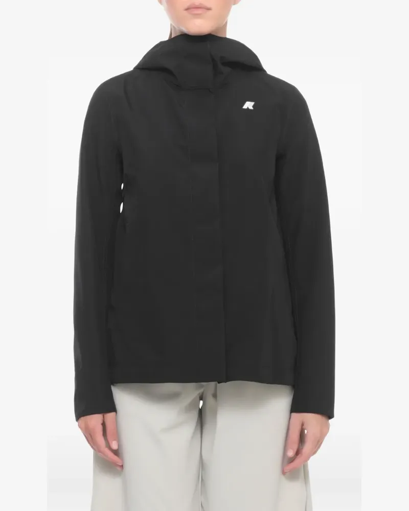K-Way Madalina hooded jacket - Schwarz Schwarz